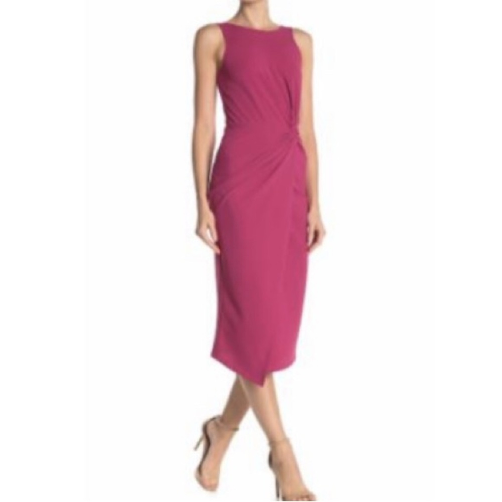 love...ady Burgundy Sleeveless Midi Dress‎ size 3X